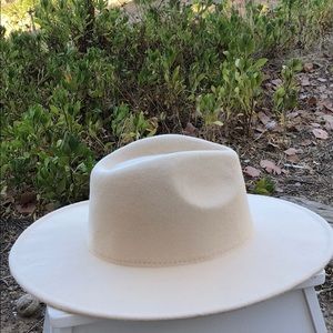 Cream western Fedora